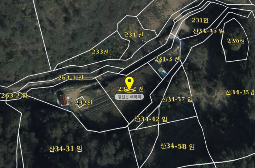 [강원특별자치도 홍천군] 홍천읍 태학리 231-2, 231-4, 232-2